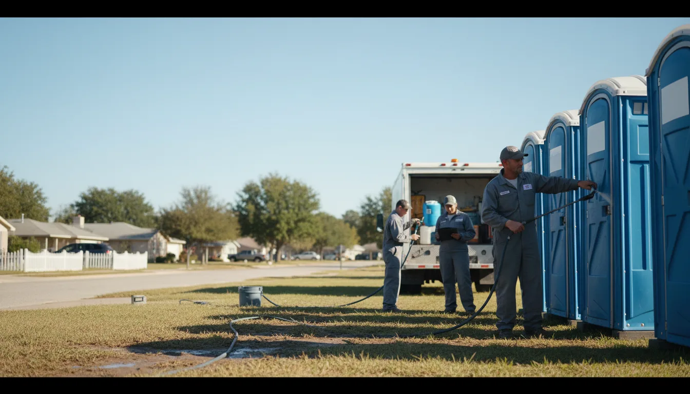 Long-Term Portable Toilet Rental in Bronte, TX near me